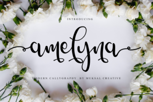Amelyna: A Sweet Script Handwritten Font for Boutique Branding