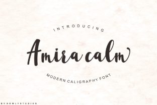 Amira Calm Typeface Review: A Contemporary Script for Relaxed Branding
