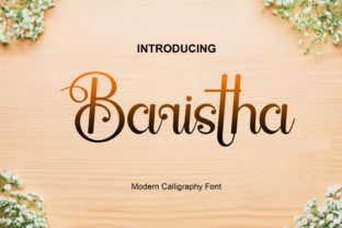 Baristha Typeface: Charming Script for Handmade Branding