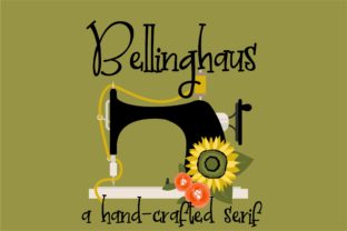 Bellinghaus Handwritten Serif Font for Elegant Branding