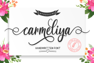 Carmeliya Script Font for Romantic Editorial Design