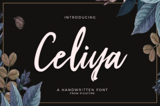 Celiya Script: A Modern Handwritten Typeface for Boutique Branding