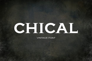 Chical: A Bold Vintage Serif for Retro Branding Projects