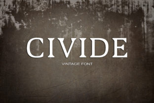 Civide: The Bold Vintage Serif Font for Handmade Branding