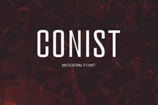 Conist: A Modern Sans Serif Typeface for Clean Brand Identity