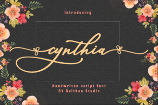 Cynthia Script: The Perfect Handwritten Font for Romantic Craft Projects