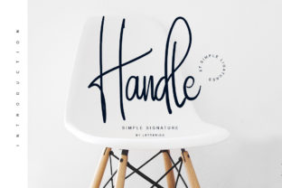 Handle: A Casual Handwritten Font for Editorial Design