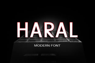 Haral Typeface: Bold Sans Serif for Handmade Branding
