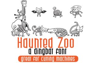 Haunted Zoo: The Perfect Halloween Font for Seasonal Branding