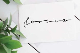 Lovina Handwritten Font: A Sweet and Cool Typeface for Standout Designs