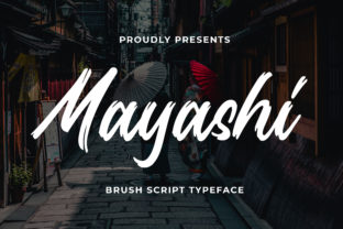 Mayashi Script Font for Editorial Design and Branding