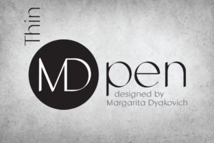 MD Pen Thin: Elegant Sans Serif Fonts for Handmade Branding