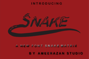 Metrix Snake: A Handwritten Font for Standout Branding