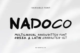 Nadoco: The Handwritten Font for Authentic Small Business Branding