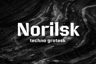 Norilsk: The Modern Sans Serif Font for Clean Craft Designs