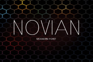 Novian: A Modern Sans Serif Typeface for Boutique Branding
