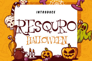 Resquro Halloween: A Spooky Serif Font for Seasonal Branding