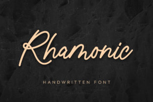 Rhamonic: Stylish Handwritten Font for Modern Web Design