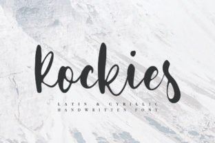 Rockies Script Font Review for Editorial Design