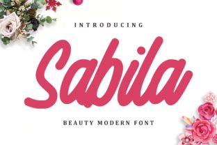 Sabila: A Modern Script Handwritten Font for Editorial Design