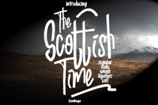 Scottish Time: The Light Brush Font for Adventurous Branding