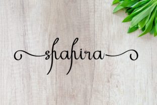 Shahira Typeface: Elevating Digital Brand Identity with Elegant Decorative Fonts