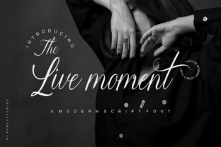The Live Moment: A Modern Script Handwritten Font for Digital Branding